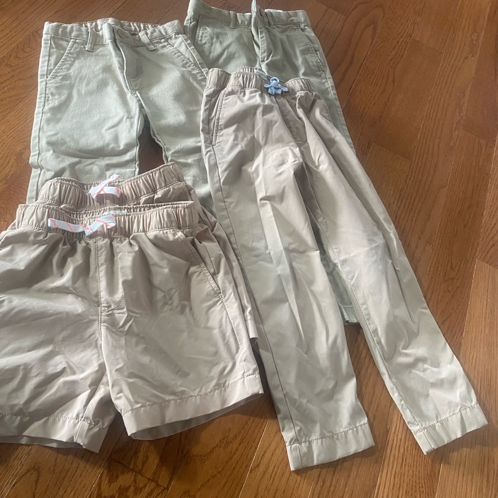 Crewcuts Kids Casual Bottoms in Tan and British khaki , one old navy pant